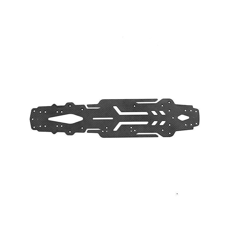 1/10 Model Drift Car Chassis Carbon Fiber Frame Bottom for Fx 2.0 S Chassis Upgrade Kit.