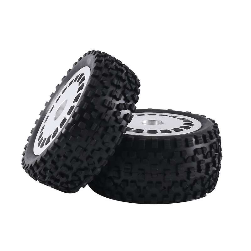 1/10 Tires W/Alum Dish Wheel Rims for TD4/DF03/DF02/TT02B/DT03/DT02/DB01 TORNADO EPX Off-Road Car,S