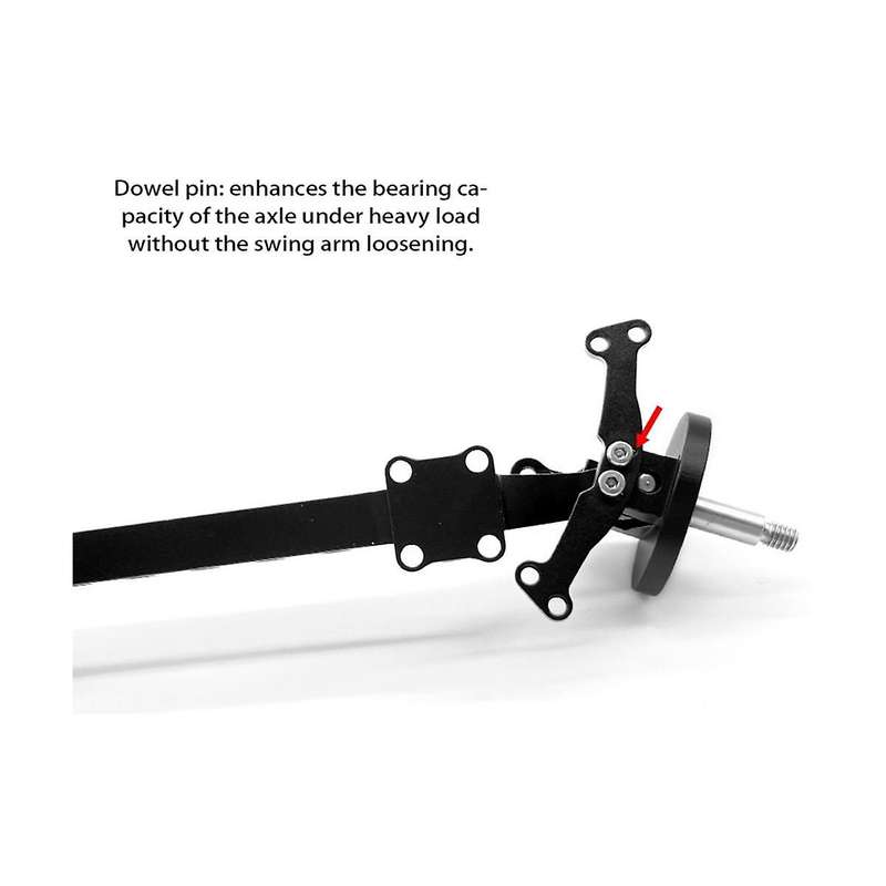 1/14 Truck Non-powered Front Axle Caster Simulation Axle Accessories for Tractor Model