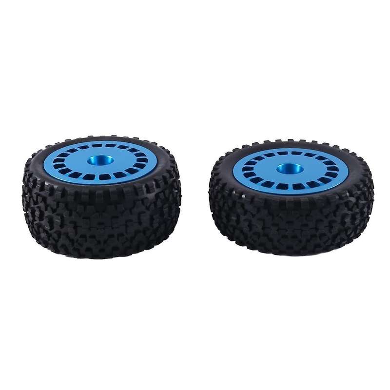1/10 Tires W/Alum Dish Wheel Rims for TD4/DF03/DF02/TT02B/DT03/DT02/DB01 TORNADO EPX Off-Road Car,B
