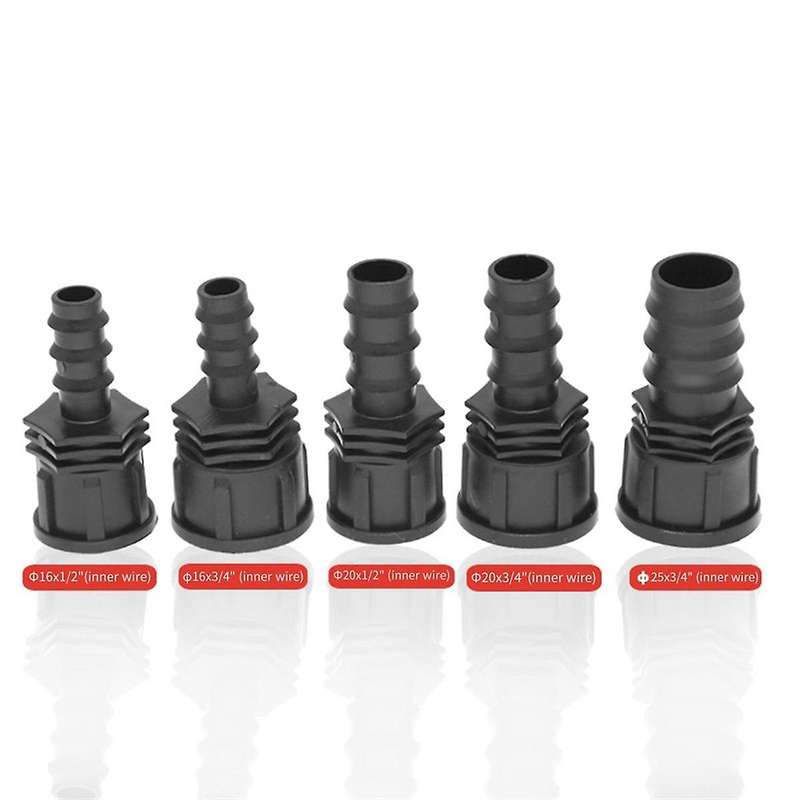1/2 Female Male Thread to Garden Hose Barb Connector 16mm Plastic Hose Fitting Irrigation Pipe