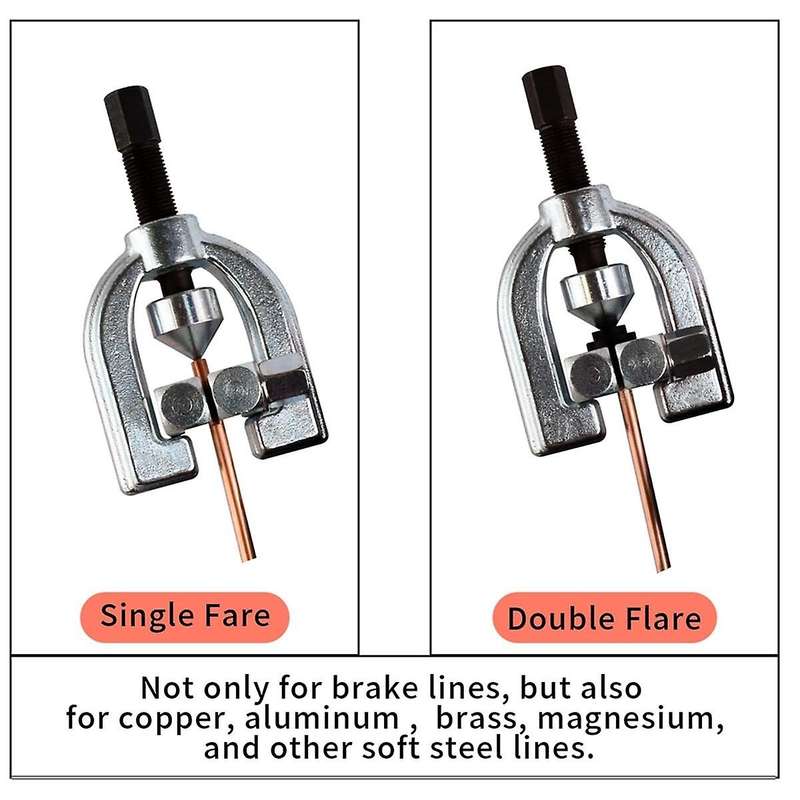1/4 Brake Line - Brake Tubing Kit 25 Ft. with 16 Inverted Flare Fittings and 4 Unions+Double & Singl