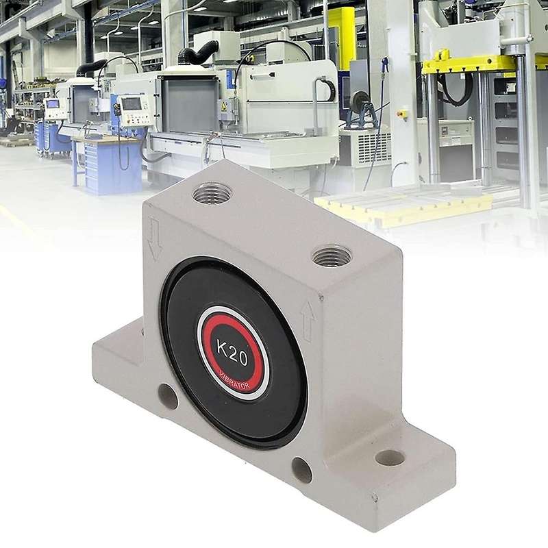 1/4 Pneumatic Turbine Vibrators Adjustable Aluminum Alloy 245-4000N Pneumatic Vibrator Oscillator Ba