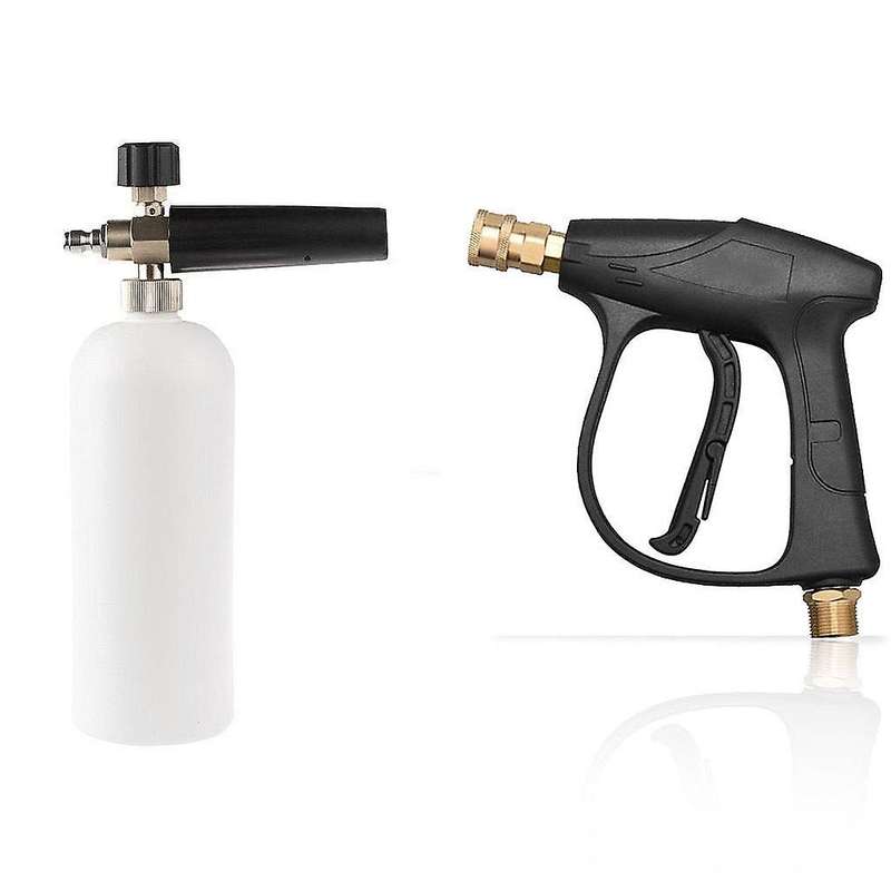 1/4Inch Snow Foam Washer Car Wash Soap Cannon Spray Pressure Jet Bottle