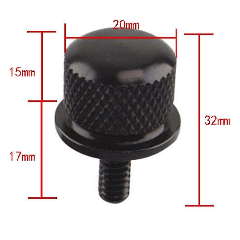 1/4-20 Motorcycle Seat Bolt Tab Screw Mount Knob Cover for Road
