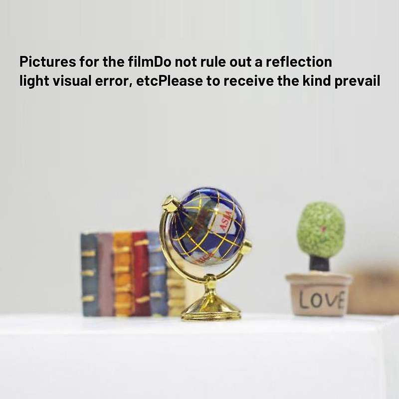 1:12 Cute Mini Planetarium Ornament Lightweight Ornament Planetarium Model Decor Decorative