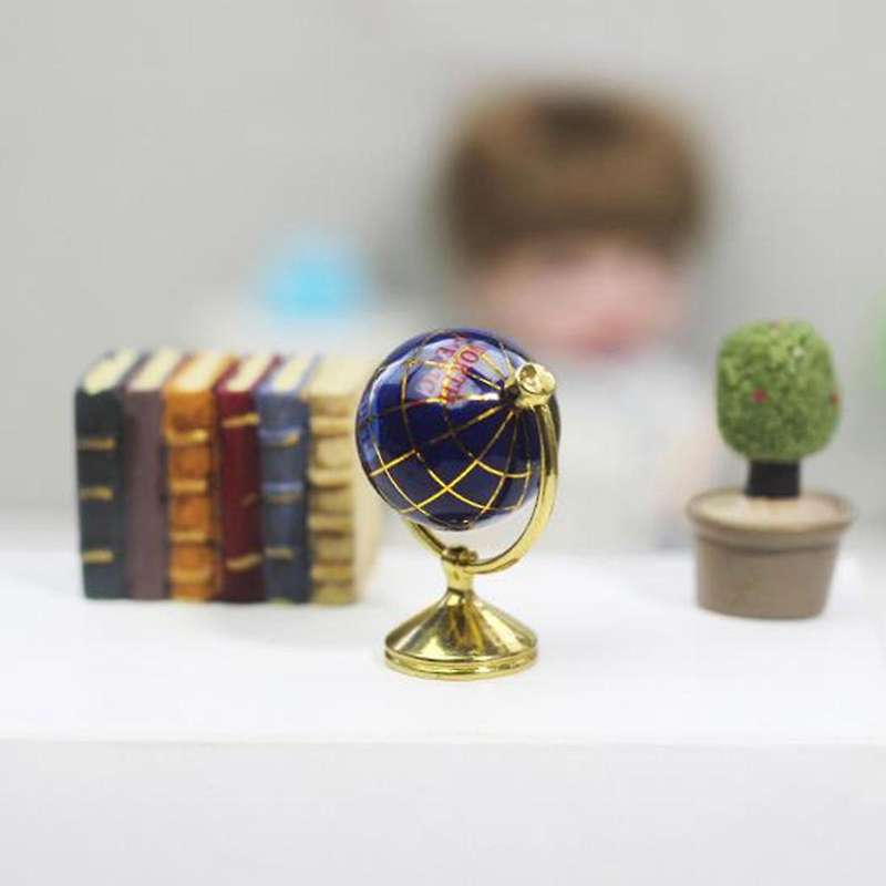 1:12 Cute Mini Planetarium Ornament Lightweight Ornament Planetarium Model Decor Decorative