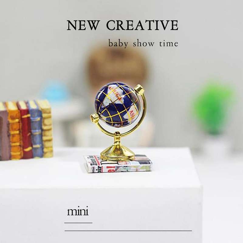 1:12 Cute Mini Planetarium Ornament Lightweight Ornament Planetarium Model Decor Decorative