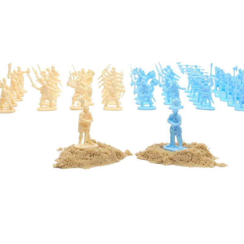 1:72 200/Set Plastic Ancient Figures Toy Soldiers Men Swordsman Action Figure DIY War Scene Toys Gre