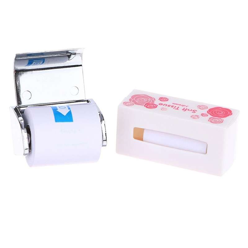 1:12 Miniature Mini Facial Tissue Toilet Paper Model Simulation Furniture Tissue Toy