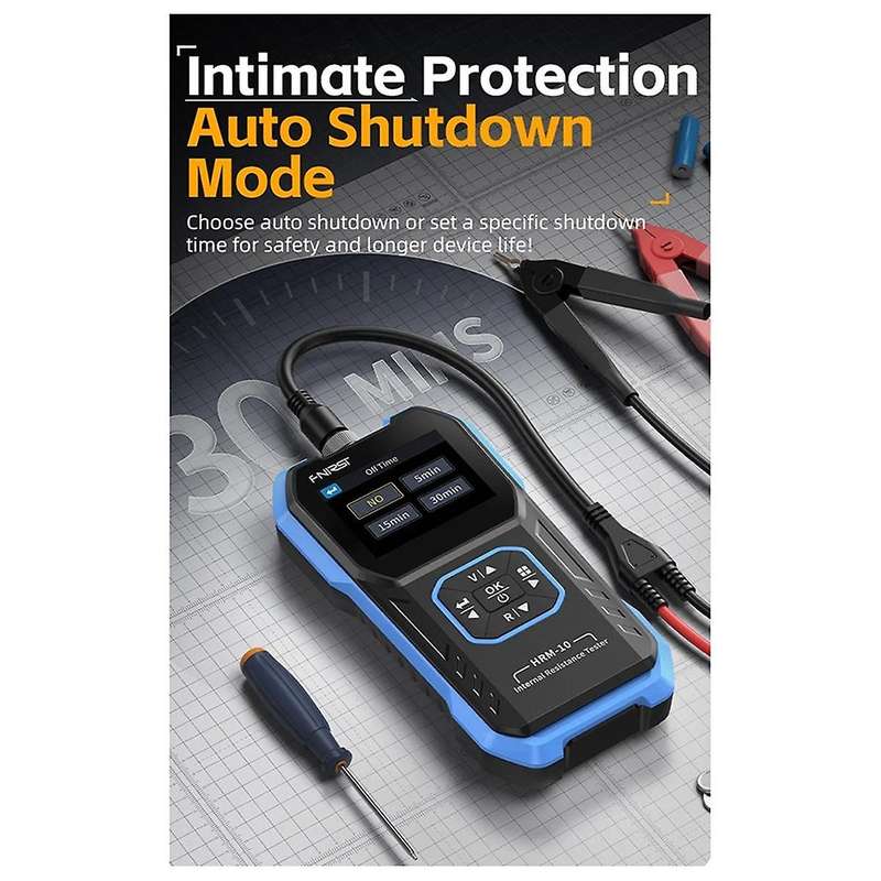 -10 Battery Voltage Internal Resistance Tester 18650 AC Acid Lithium Lead Car Battery Capacitor Test