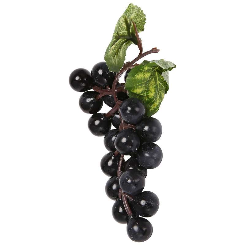10 Bunches of Artificial Black Grapes Fruit Home House Kitchen Party Wedding Decoration Photography