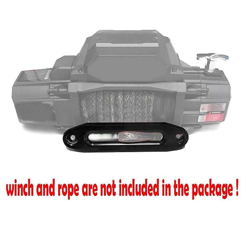 10 Inch 254mm 8000-15000 LBs Universal Chrome Billet Aluminum Hawse Fairlead Synthetic Mount Winch R