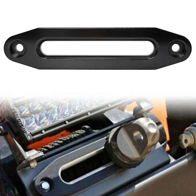 10 Inch 254mm 8000-15000 LBs Universal Chrome Billet Aluminum Hawse Fairlead Synthetic Mount Winch R