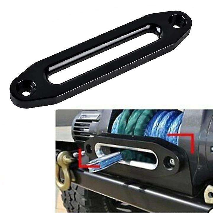 10 Inch 254mm 8000-15000 LBs Universal Chrome Billet Aluminum Hawse Fairlead Synthetic Mount Winch R