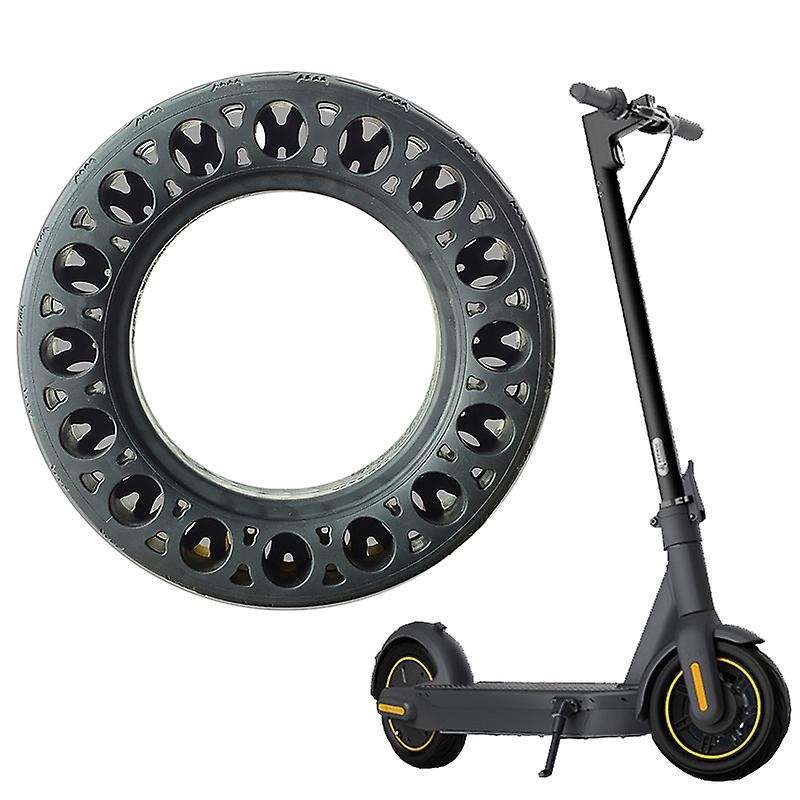 10 Inch Rubber Solid Tires for Max G30 Electric Scooter Damping Tyre Black