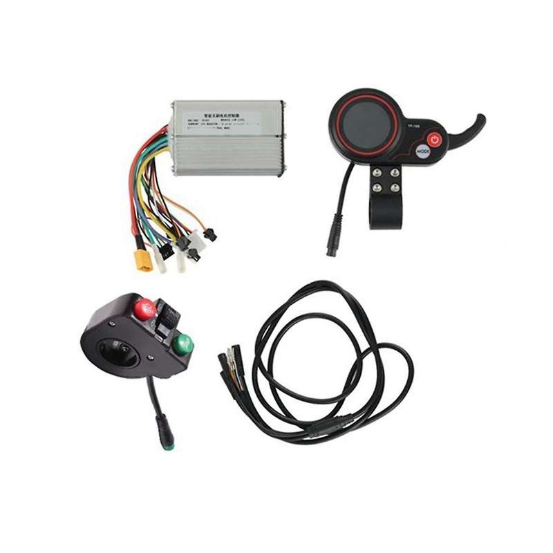 10 Inch for Electric Scooter 48v 20a Controller Instrument Cable Switch Button Lock Scooter Accessor