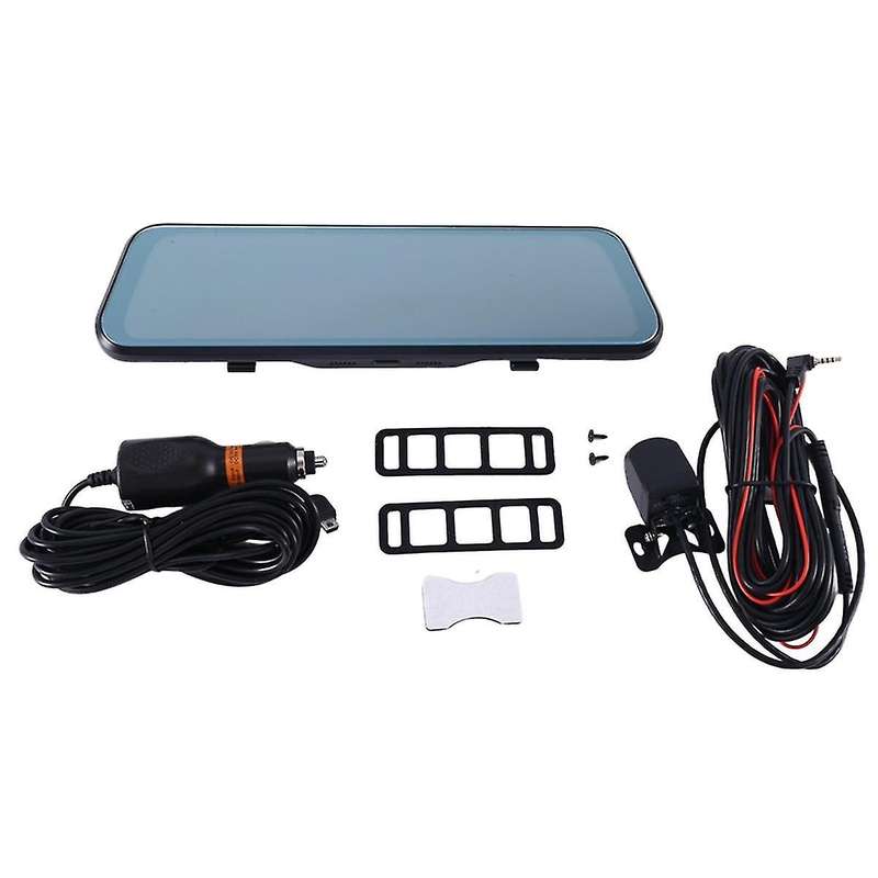 10 Inch1080p Car Dvr Mirror Dash Cam Dual Lens Dashcam Full Hd Drive Recorder Stream Dash Car Camer