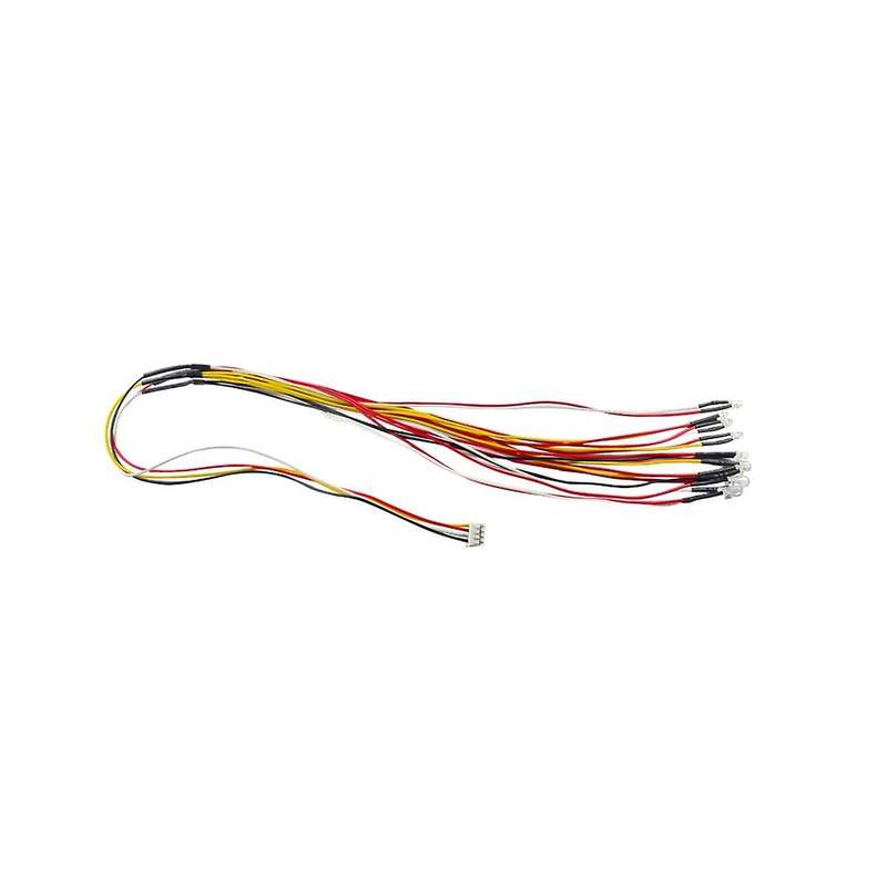 10 Led Light 2 Red 4 Yellow 4 White for D12 D42 1/10 Rc Car Upgrade Parts Decoration Accessories