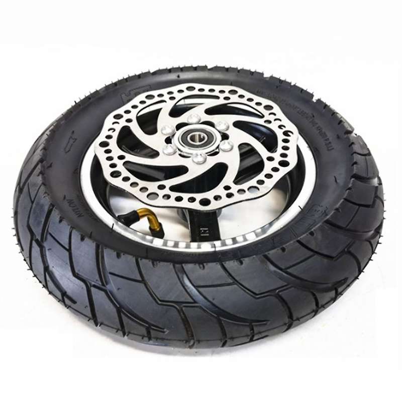 10 Inches Scooter Tire Tubeless Tire Full Wheel with Hub Universal for 10X3.0 255X80 Scooter Tires,R