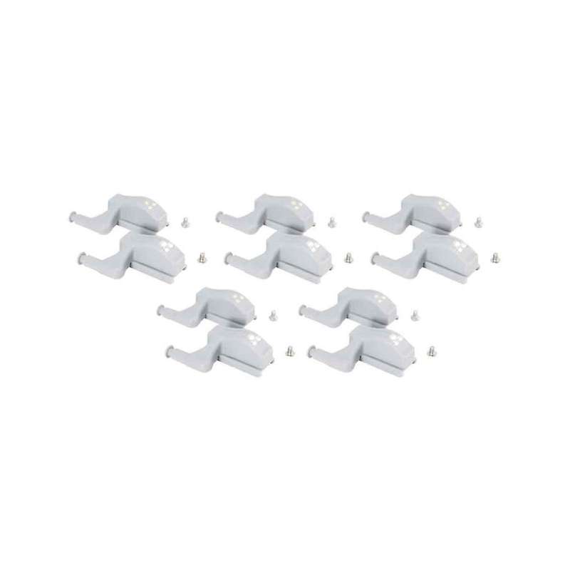 10 Led Inner Hinge Lamp Wardrobe Hinge Light Under Cabinet Light Cupboard Sensor Lights for Bedroom