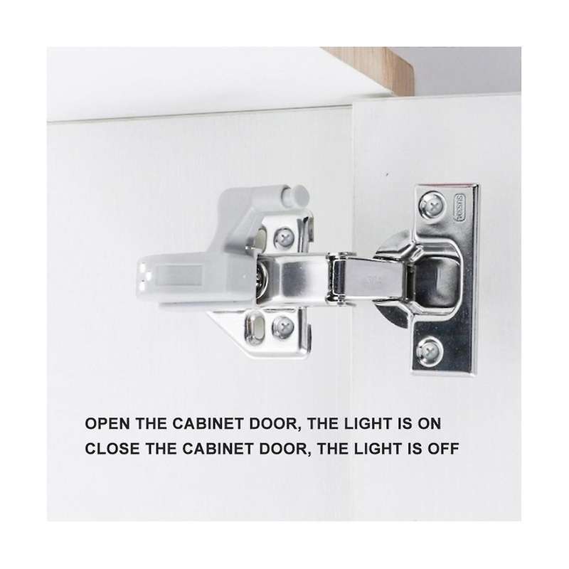 10 Led Inner Hinge Lamp Wardrobe Hinge Light Under Cabinet Light Cupboard Sensor Lights for Bedroom
