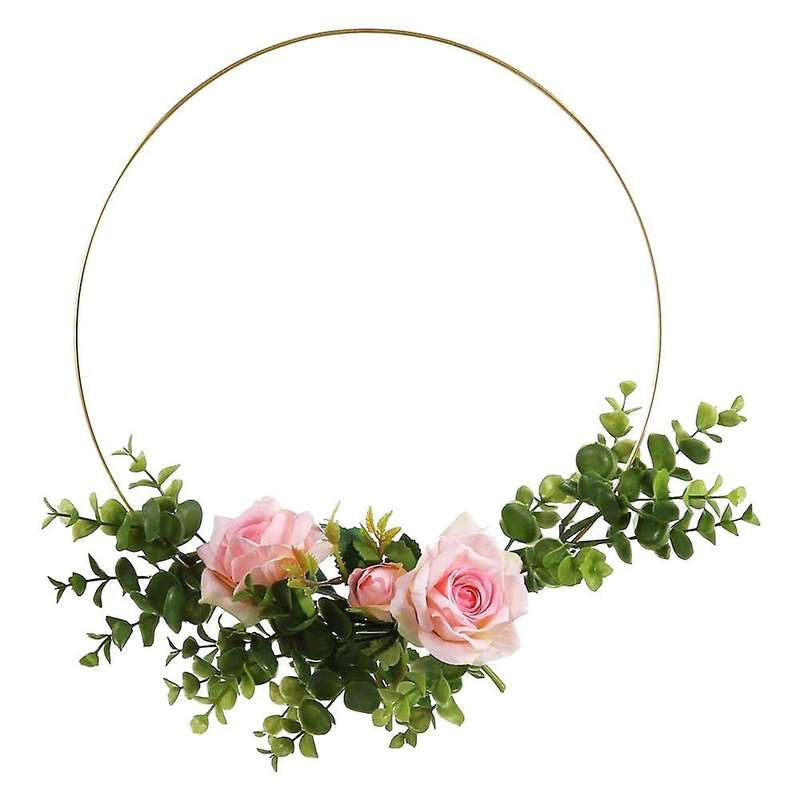 10 Pack 12 Inch Large Metal Floral Hoop Wreath Macrame Hoop Rings for DIY Dream Catcher,Wreath and W