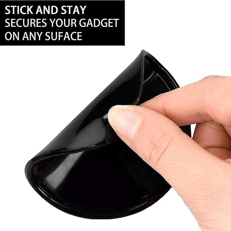 10 Pack Anti-Slip Gel Pad, Reusable Sticky Cell Phone Mount Holder Mat, Washable Non-Slip Auto Car P