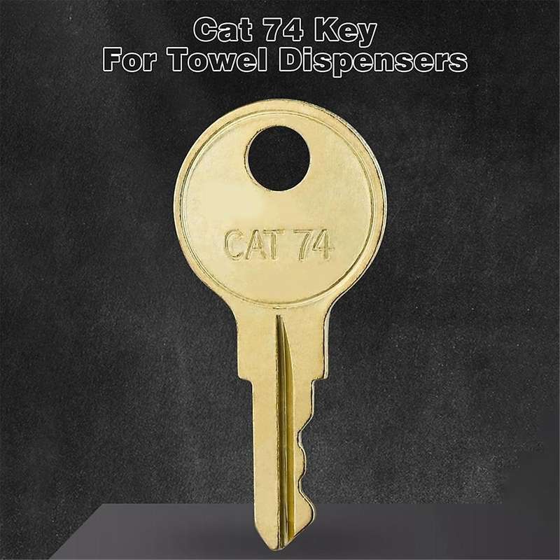 10 Pack CAT74 Toilet Paper Towel Dispenser Keys for GAMCO B-263 SOOV CAT 74 Dispenser