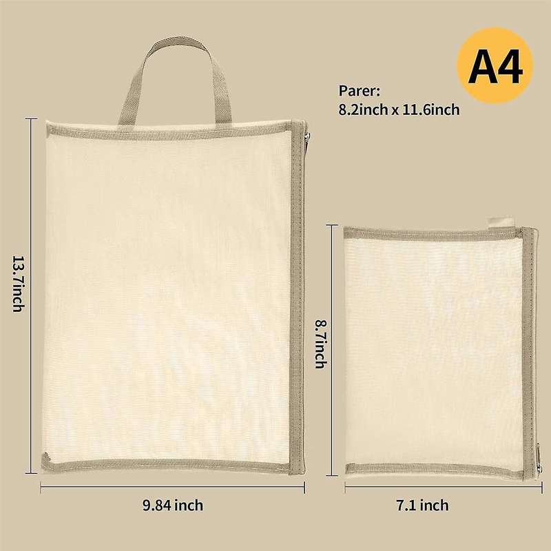 10 Pack Colored Double-layer Mesh Zipper Pouch Bags, Building Block Sets Toy Storage & Organization