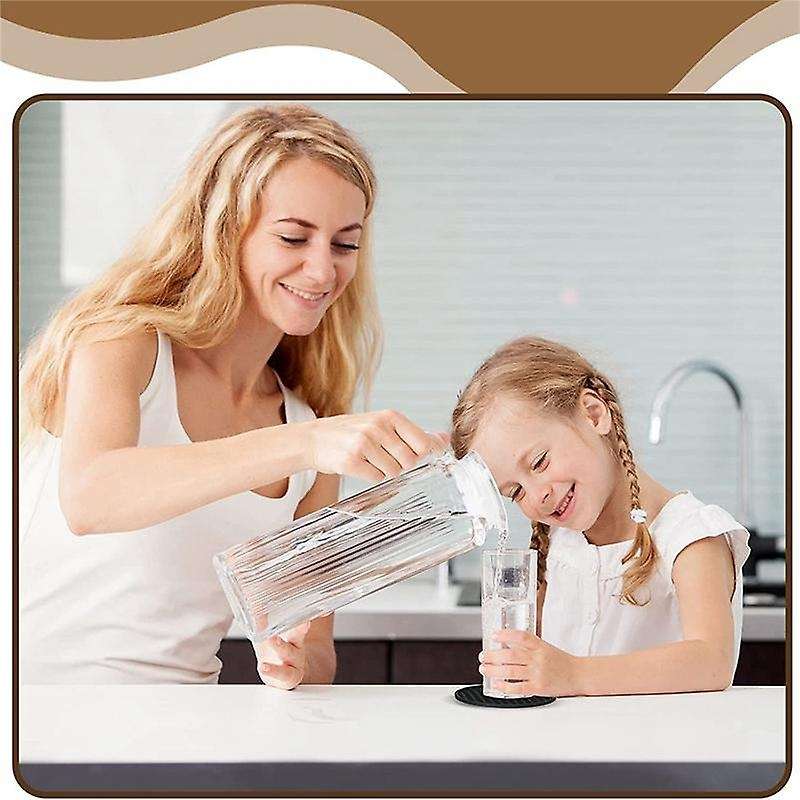 10 Pack Coasters for Drinks Silicone Coaster with Holder Non Slips Protection Washable Cup Coasters