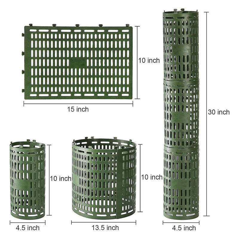 10 Pack Tree Trunk Protector, Plant Guard Protectors with Zip Ties, Garden Protection Tree Wraps Ca