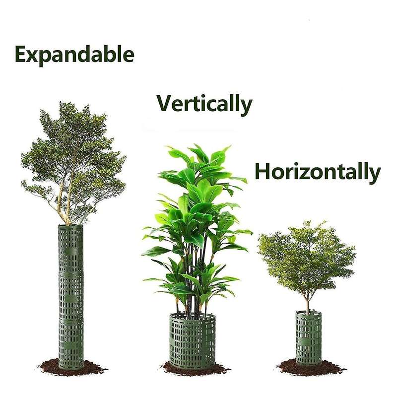 10 Pack Tree Trunk Protector, Plant Guard Protectors with Zip Ties, Garden Protection Tree Wraps Ca