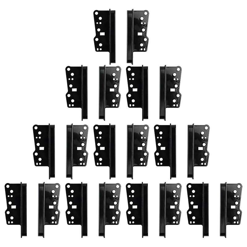 10 Pair Car Radio Brackets Double Din Stereo Panel Fascia DVD Dash Mount Trim Side Kit for B