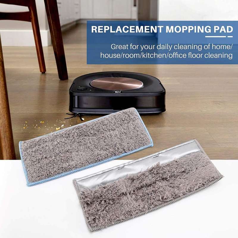 10 Pack Washable Mopping Pads for M6 Robot Mop,5 Wet and 5 Dry Mopping Pads