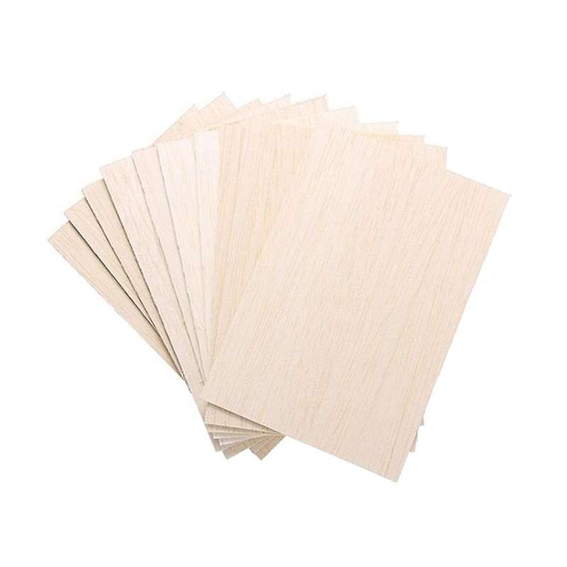 10 Pack Unfinished Wood Sheets,Balsa Wood Thin Wood Board Compatible House Aircraft Ship Boat Arts a