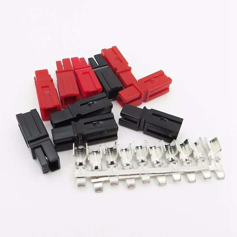10 Pairs 30A Amp 600V Marine Connector Pole Red Black for Anderson