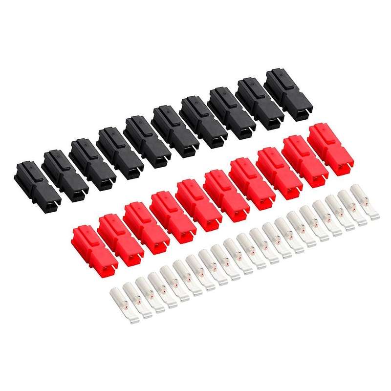 10 Pairs 30A Amp 600V Marine Connector Pole Red Black for Anderson