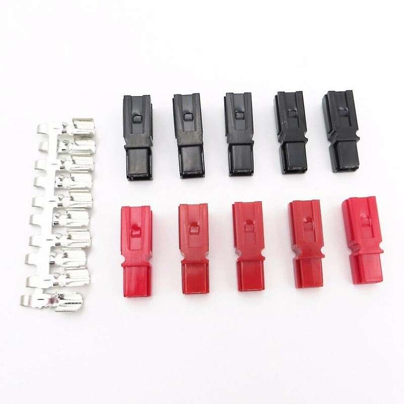 10 Pairs 30A Amp 600V Marine Connector Pole Red Black for Anderson