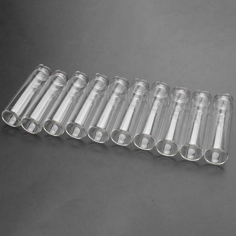 10 Pcs 20ml Mini Clear Wishing Bottle Message Glass Vial with Cork Home Decor