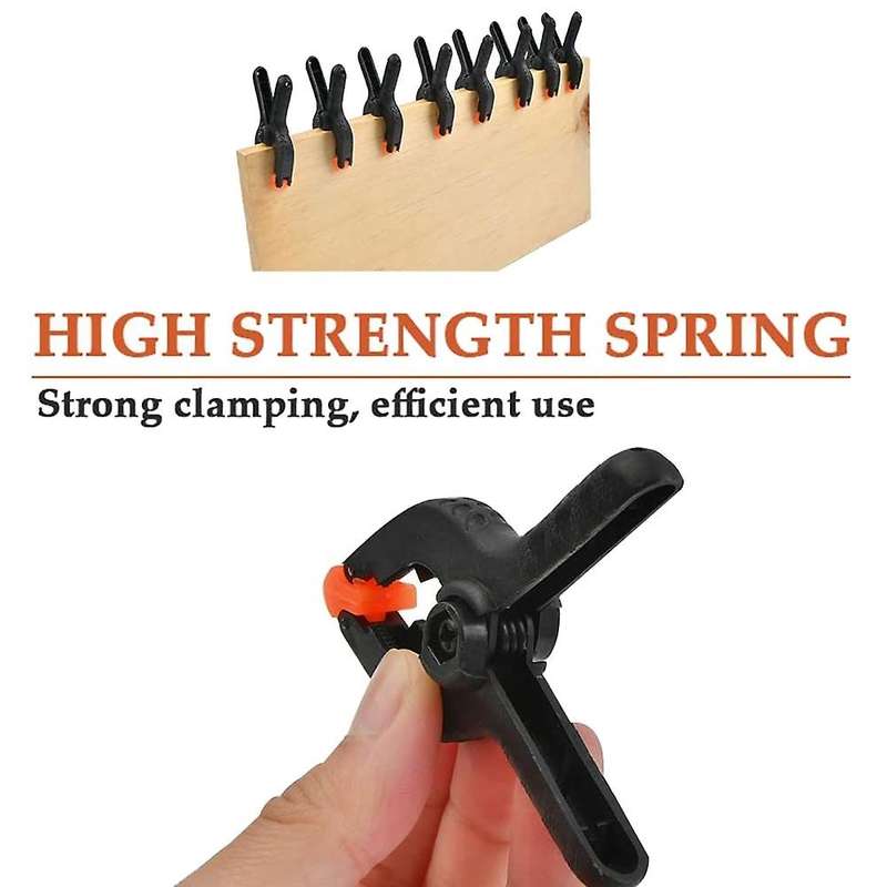 10 Pcs 6inch Strong Gripper,Spring Clamps Clips,Traceless Clamps,for Home Improvement,Wood Working,P