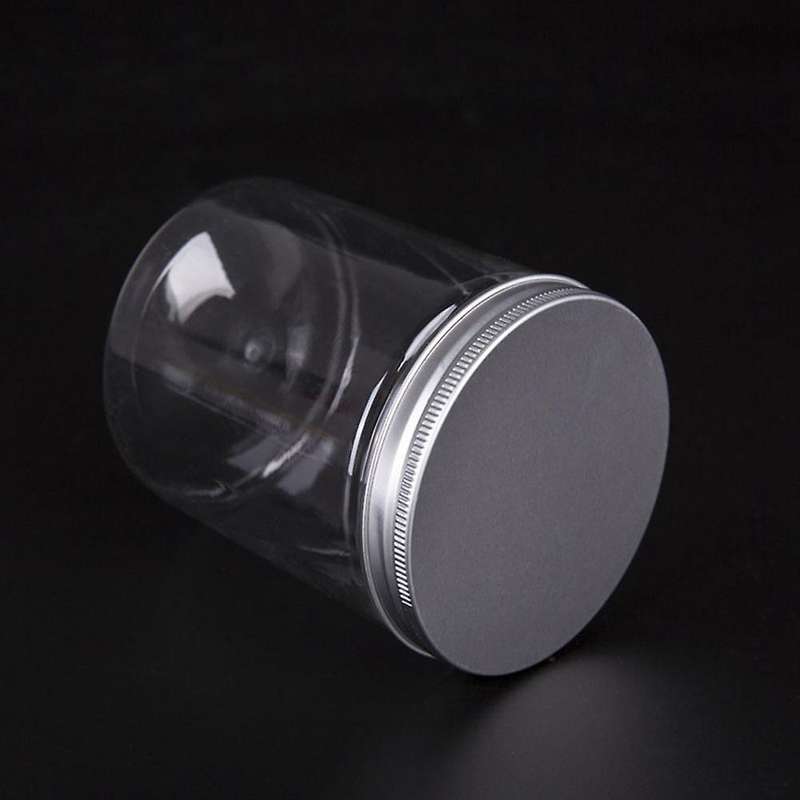 10 Pcs 500ml Food Jar Sealed Transparent Plastic Kitchen Can Snacks Containers with Lid for Candy S