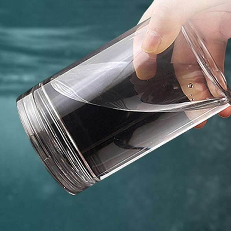 10 Pcs 500ml Food Jar Sealed Transparent Plastic Kitchen Can Snacks Containers with Lid for Candy S