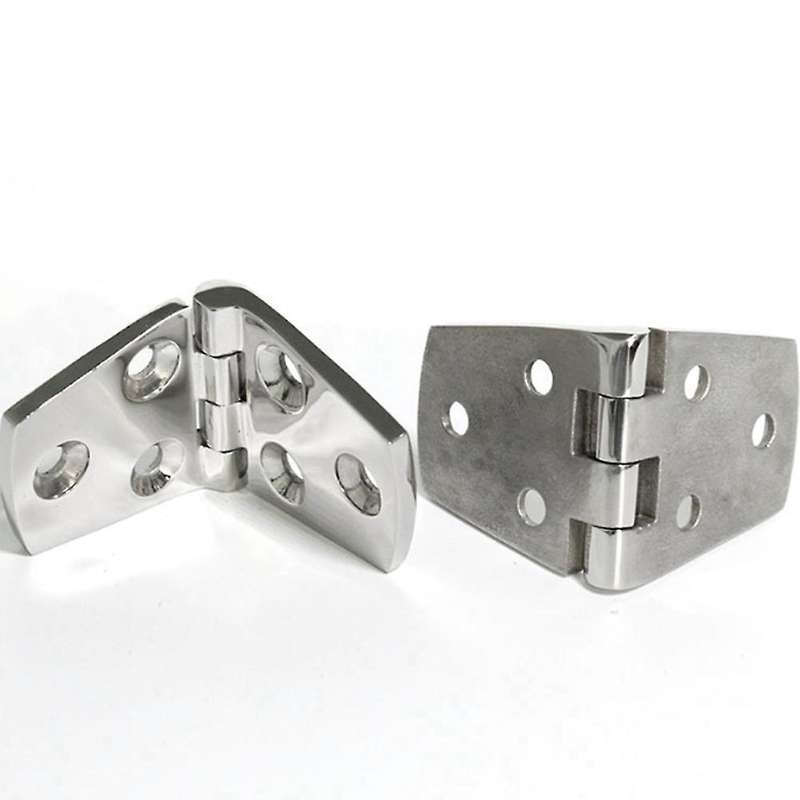 10 Pcs Boat Hinge 316 Stainless Steel Strap Hinge Door / Window / Cabinet / Deck Hinge Flush Mount f