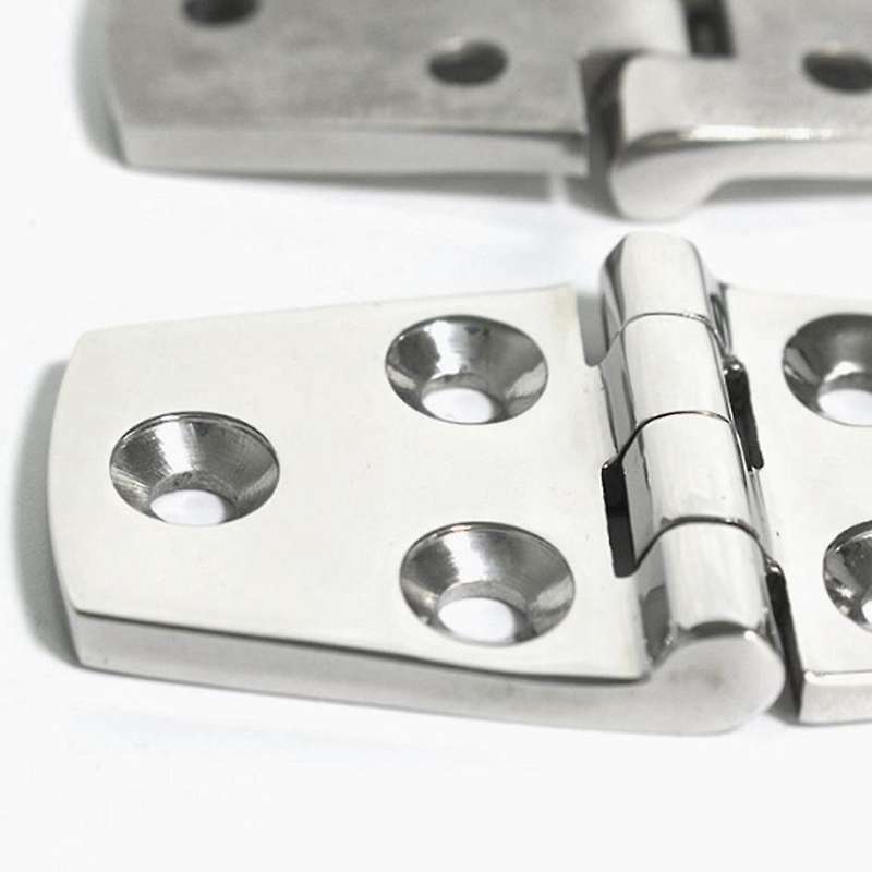 10 Pcs Boat Hinge 316 Stainless Steel Strap Hinge Door / Window / Cabinet / Deck Hinge Flush Mount f