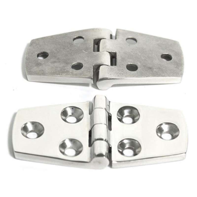 10 Pcs Boat Hinge 316 Stainless Steel Strap Hinge Door / Window / Cabinet / Deck Hinge Flush Mount f