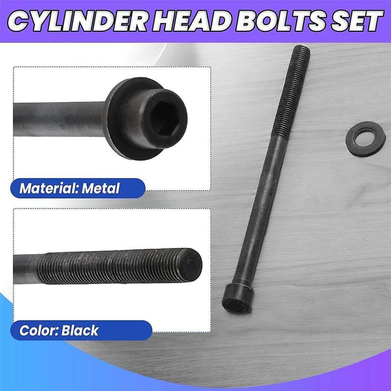 10 Pcs Cylinder Bolts Set for S80 1229267 LR025253 1S7G-6065-CA