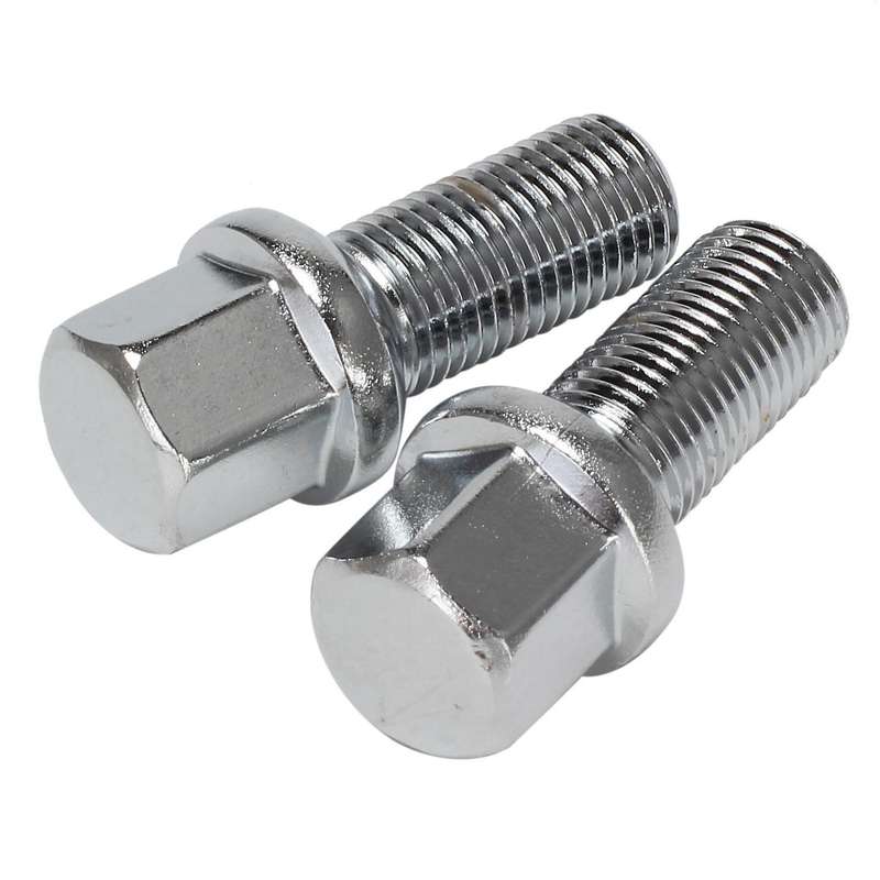 10 Pcs Chrome M14X1.5 Wheel Ball Seat Lug Bolt Nuts 28mm Shank for - & - & Golf & More