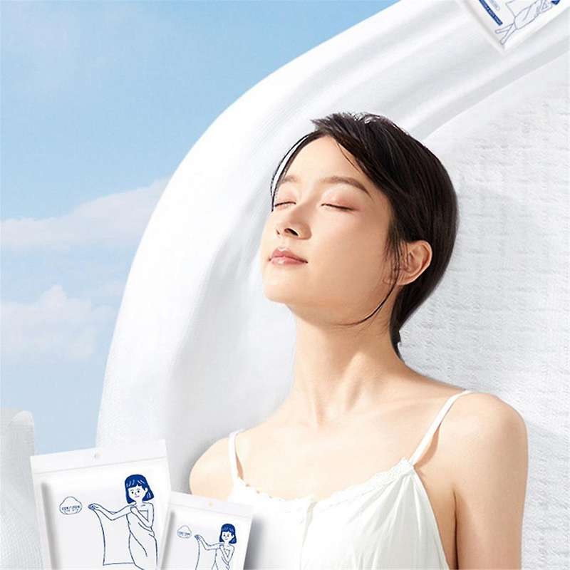 10 Pcs Disposable Bath Towel Travel Quick-drying Towel Travel Trip Essential Shower Washable Towels