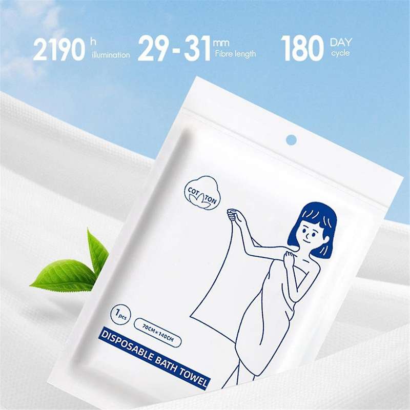 10 Pcs Disposable Bath Towel Travel Quick-drying Towel Travel Trip Essential Shower Washable Towels